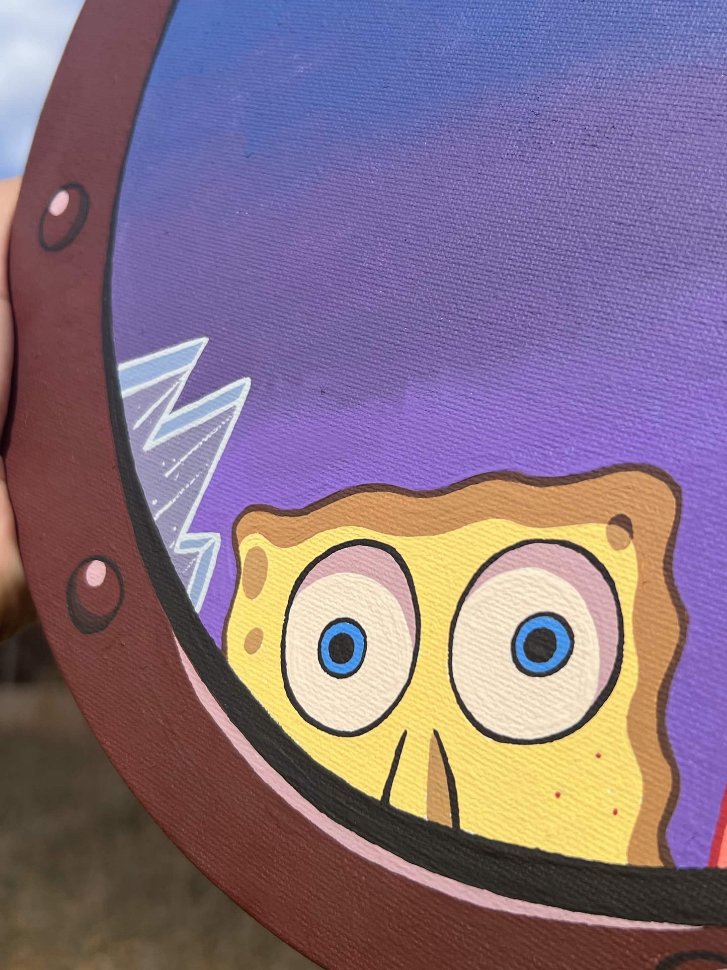 Thug Tug Window Painting  (MADE TO ORDER)